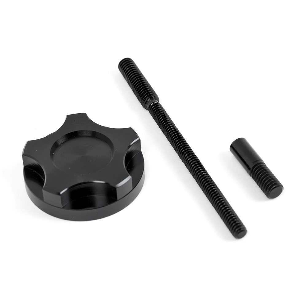 M&H Universal 5" air cleaner stud and nut - Black